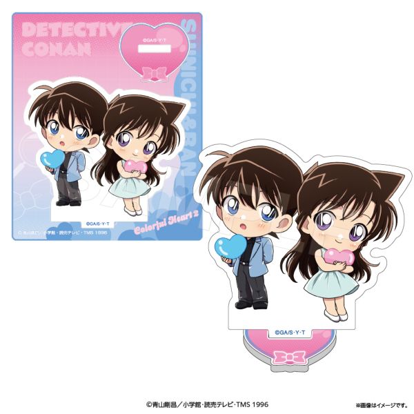 グッズ: 名探偵コナン アクリルスタンド（カラフルはーと2）工藤
