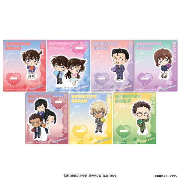 名探偵コナン　アクリルスタンド【2点セット】工藤新一＆毛利蘭　ハート姫、騎士 名探偵コナン』アクリルスタンド ペア 工藤新一＆毛利蘭 – Anime