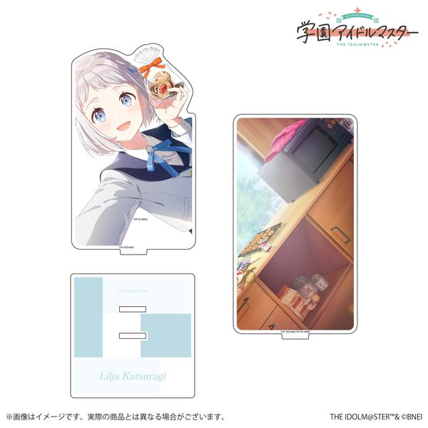 学園アイドルマスター　公式2層アクリルスタンド　葛城リーリヤ　セット 学園アイドルマスター 公式2層アクリルスタンド「白線」葛城リーリヤ