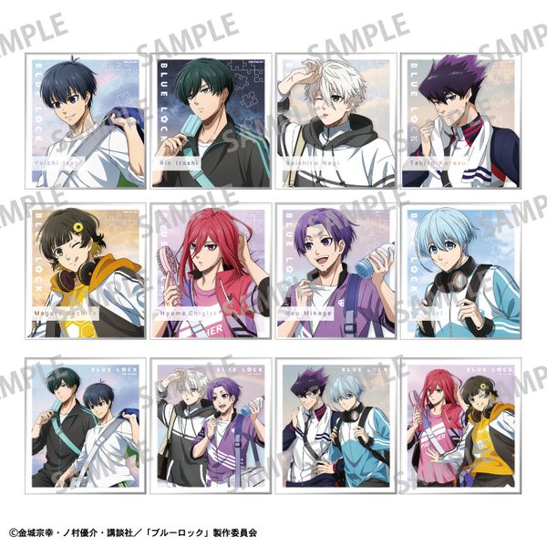 ブルーロック 色紙 TVアニメ『ブルーロック』 ビジュアル色紙コレクション Brushstroke