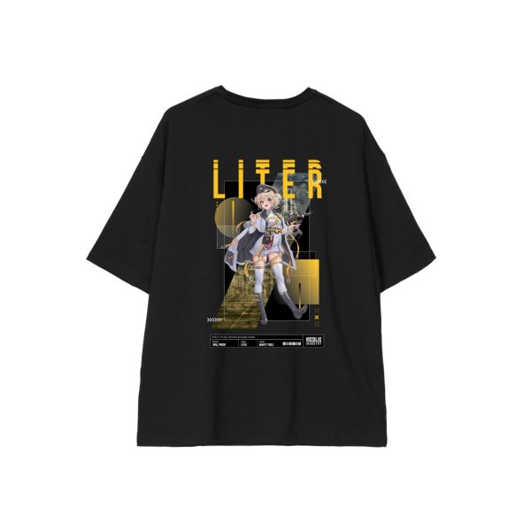 勝利の女神：NIKKE LOVECACAOさんイラスト リター タクティカルファッションver. BIGシルエットTシャツユニセックス サイズL