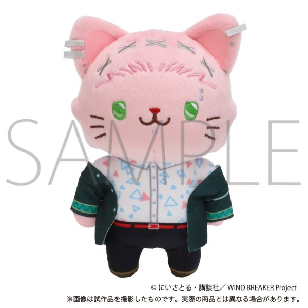 WIND BREAKER withCAT�A�C�}�X�N�t���ʂ�����݃L�[�z���_�[ �ː��O�P