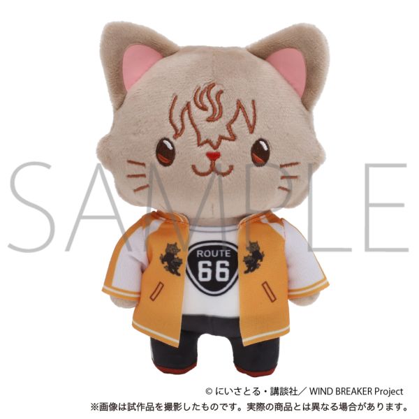 WIND BREAKER withCAT�A�C�}�X�N�t���ʂ�����݃L�[�z���_�[ �e���R���q