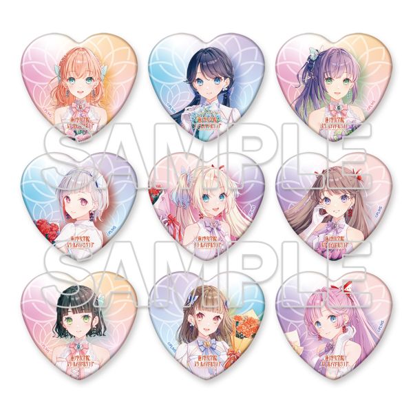 ���u���C�u�I�@�m�󏗊w�@�X�N�[���A�C�h���N���u �g���[�f�B���O�n�[�g�ʃo�b�W Ver.AURORA FLOWER �y1�s�[�X�z