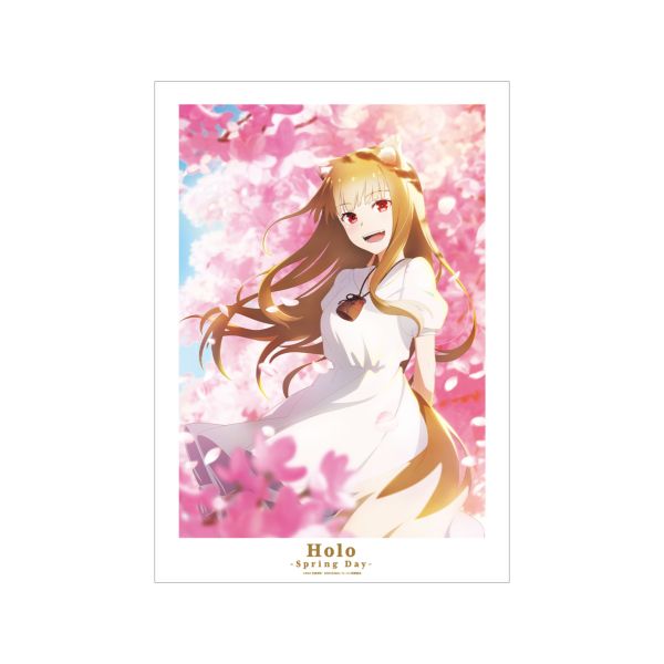 �T�ƍ��h�� MERCHANT MEETS THE WISE WOLF �z���Ə���l�G�̕���F�u������v�r�W���A�� A3�}�b�g���H�|�X�^�[