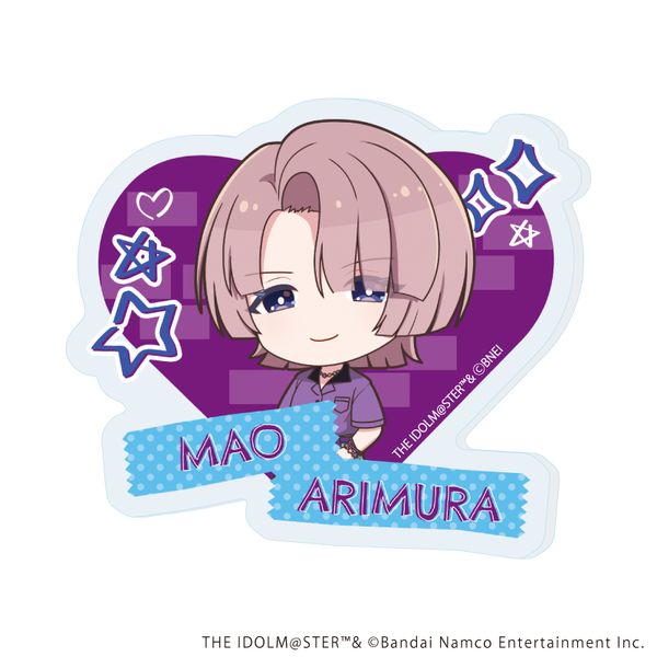 学園アイドルマスター　有村麻央　109 アニメバコ 缶バッジ　セット 新品】 学園アイドルマスター 公式トレーディング缶バッジ 有村
