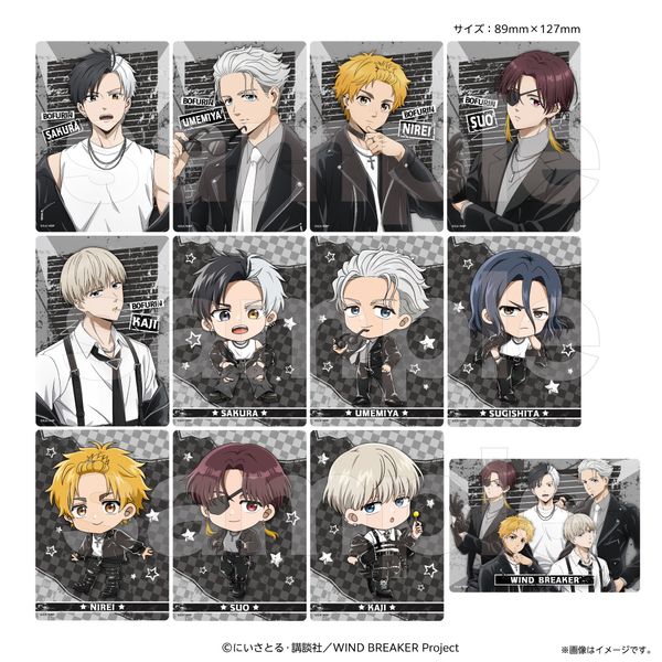 WIND BREAKER �g���[�f�B���O�r�b�O�N���A�J�[�h ���b�N���U�[�����b�N���U�[�~�j �y1BOX�z