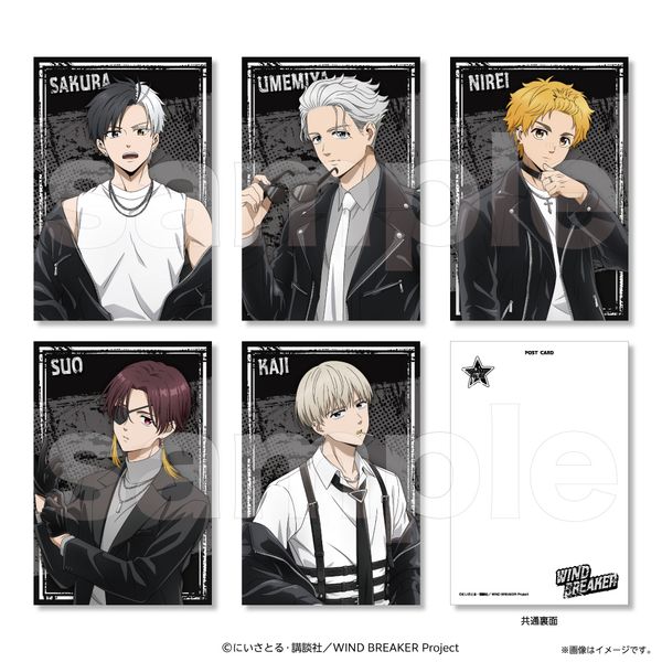 WIND BREAKER �|�X�g�J�[�h�Z�b�g ���b�N���U�[
