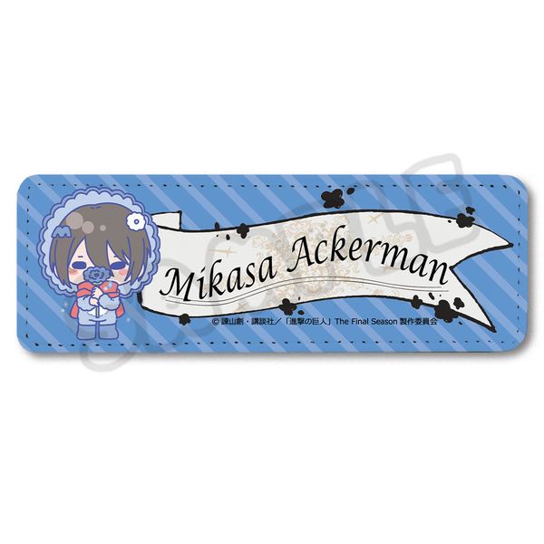 グッズ: 進撃の巨人 The Final Season レザーバッジ（ロング） M-SB