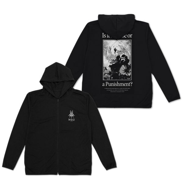 NieR:Automata Ver1.1a 2B ����h���C�p�[�J�[ BLACK XXL