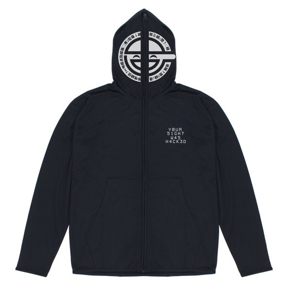 �U�k�@���� STAND ALONE COMPLEX �΂��j�A�C�R�� �t���W�b�v�p�[�J�[ BLACK XL