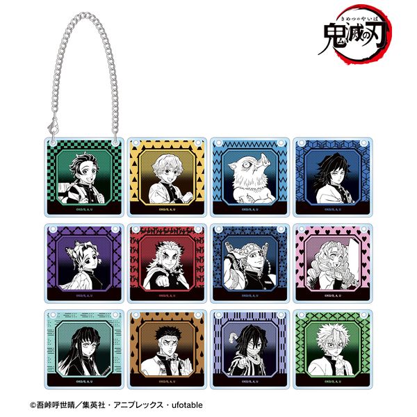 鬼滅の刃 トレーディングアクリルドアプレート風チャーム 【1BOX】