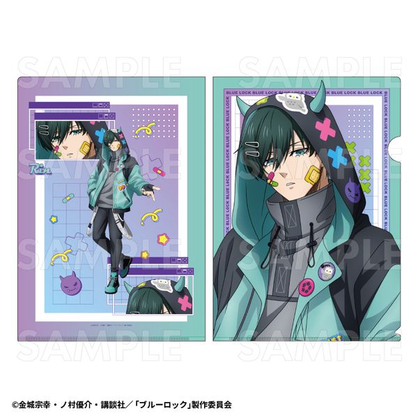 グッズ: ブルーロック でびデコパーカー クリアファイル 糸師凛