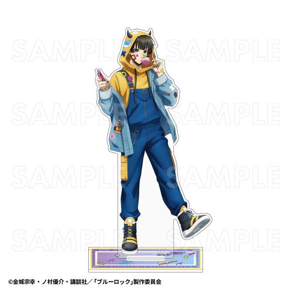 グッズ: ブルーロック でびデコパーカー 特大アクリルスタンド 蜂楽廻