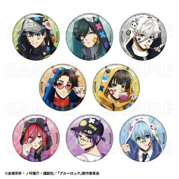 ブルーロック でびデコパーカー グリッター 缶バッジ 雪宮 剣優 セット ② グッズ: ブルーロック でびデコパーカー トレーディング