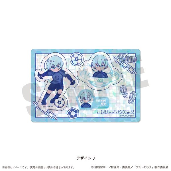 ブルーロック ホログラムステッカー TVアニメ『ブルーロック』 ホログラムステッカーシート にゅ
