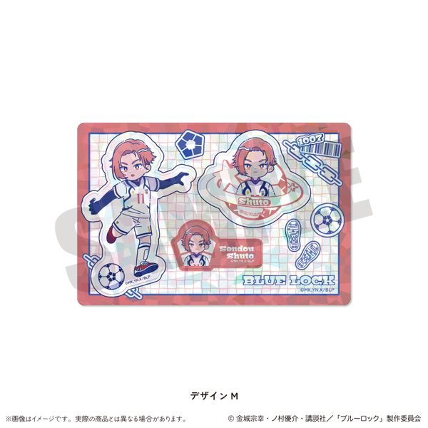 ブルーロック ホログラムステッカー ブルーロック ホログラムステッカーシート にゅ～とろ 第1弾 A