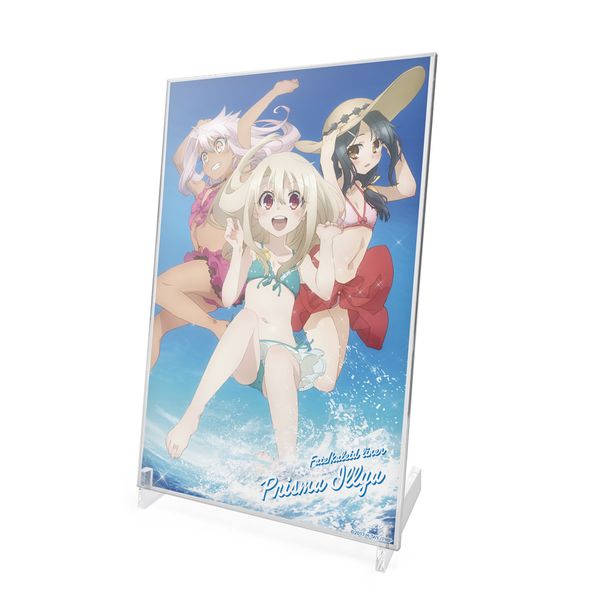 プリズマ☆イリヤ　複製原画　キャラファイングラフ 水着　イリヤ＆美遊＆クロエ Fate/kaleid liner プリズマ☆イリヤ Licht 名前の無い少女 描き