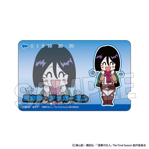 進撃の巨人 DOTABATA！アクリルカード ミカサ