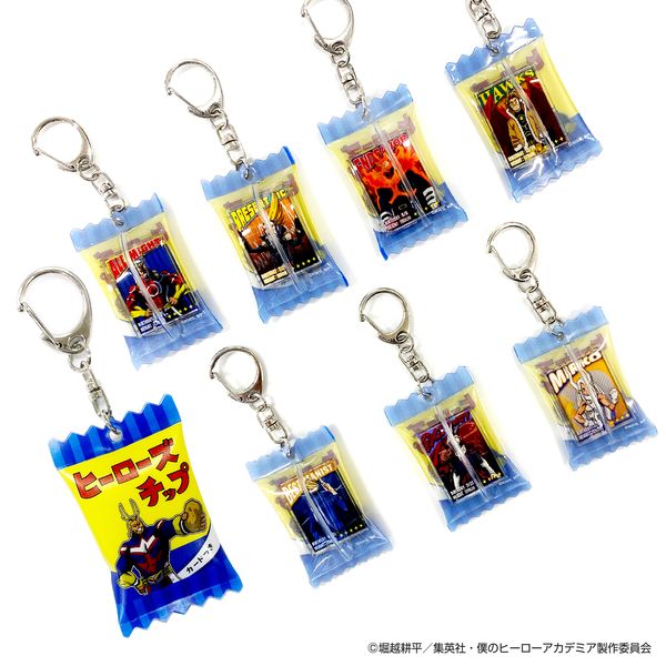 僕のヒーローアカデミア ヒーローズチップトレーディングPVCキーホルダー 【1BOX】