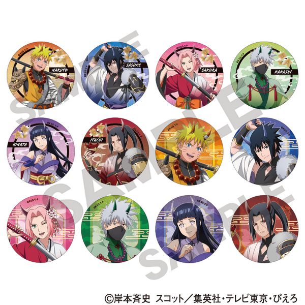 NARUTO トレーディンググリッター缶バッジ 鬼 【1BOX】 | j