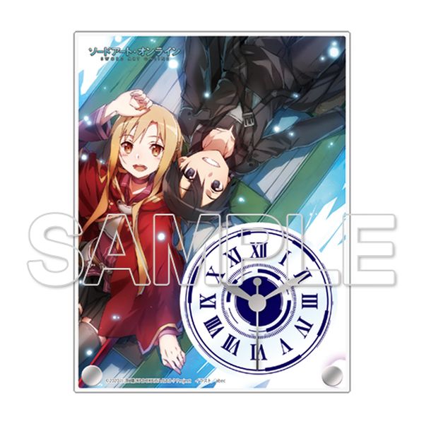 ソードアートオンラインアクリルクロック ソードアート・オンライン プログレッシブ』abec氏による美麗