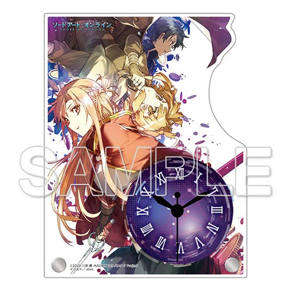 ソードアートオンラインアクリルクロック グッズ-時計】『ソードアート・オンライン プログレッシブ