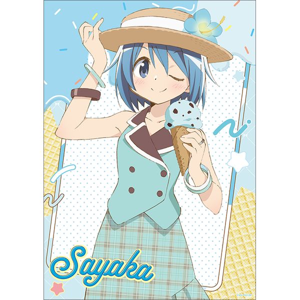 魔法少女まどか☆マギカ クリアポスター 美樹さやか（ice cream PARTY）