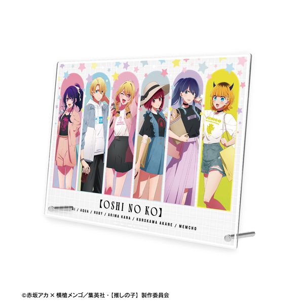 あんじゅう 3 メロンブックス 描き下ろしアクリルパネル グッズ: 【推しの子】 描き下ろし 集合 ショッピングver. A4
