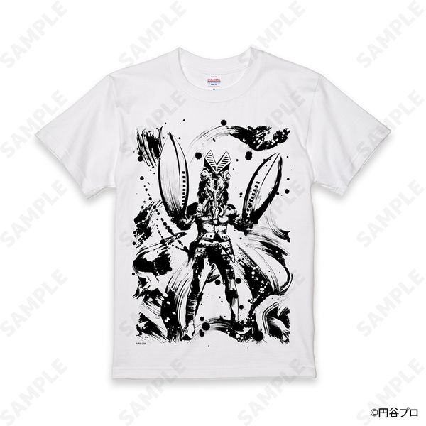 ウルトラ怪獣 墨絵風コレクション Tシャツ 1.バルタン星人 L