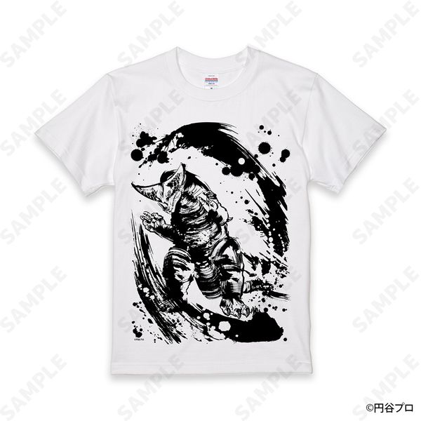 ウルトラ怪獣 墨絵風コレクション Tシャツ 2.ゴモラ XL