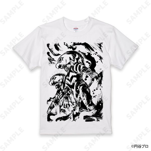 ウルトラ怪獣 墨絵風コレクション Tシャツ 6.ガッツ星人 L