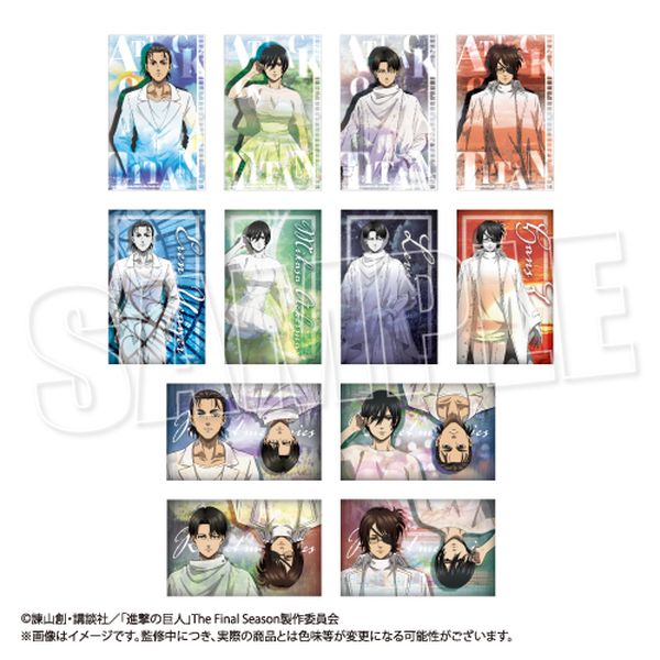 進撃の巨人 トレーディングプロフィールカード アニメイト特典付き グッズ: 進撃の巨人 トレーディングカード《Reflect Memories