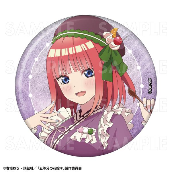五等分の花嫁　缶バッジ　スイーツパーティー　中野二乃 五等分の花嫁* 缶バッジ デザイン07 中野二乃 C｜アニメ