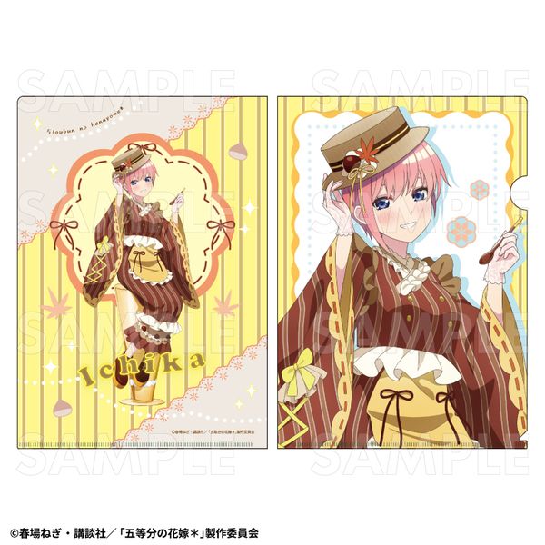 五等分の花嫁＊ 和パフェドレスver. クリアファイル 中野一花