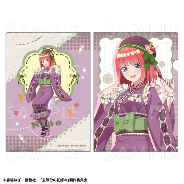五等分の花嫁＊ 和パフェドレスver. クリアファイル 中野二乃