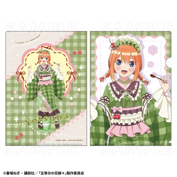 五等分の花嫁＊ 和パフェドレスver. クリアファイル 中野四葉