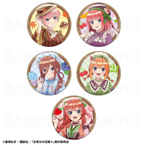 五等分の花嫁＊ 和パフェドレスver. トレーディング缶バッジ 【1BOX】