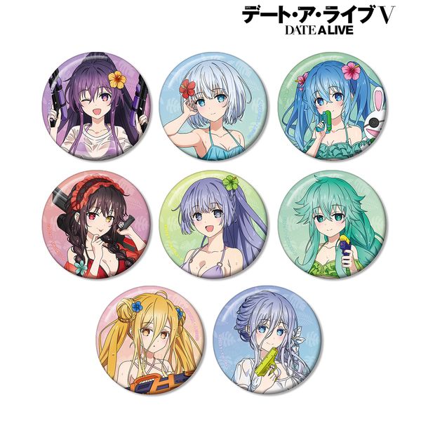 デート・ア・ライブV 描き下ろし デート・ア・バカンスver. トレーディング缶バッジ 【1BOX】