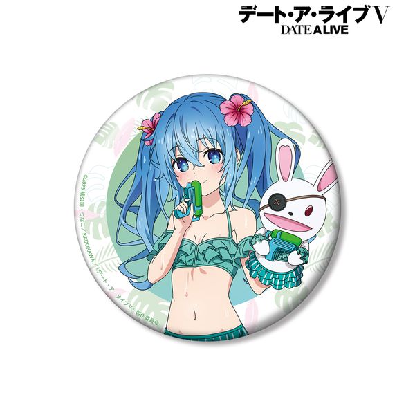 デート・ア・ライブV 描き下ろし 四糸乃 デート・ア・バカンスver. 100mm缶バッジ