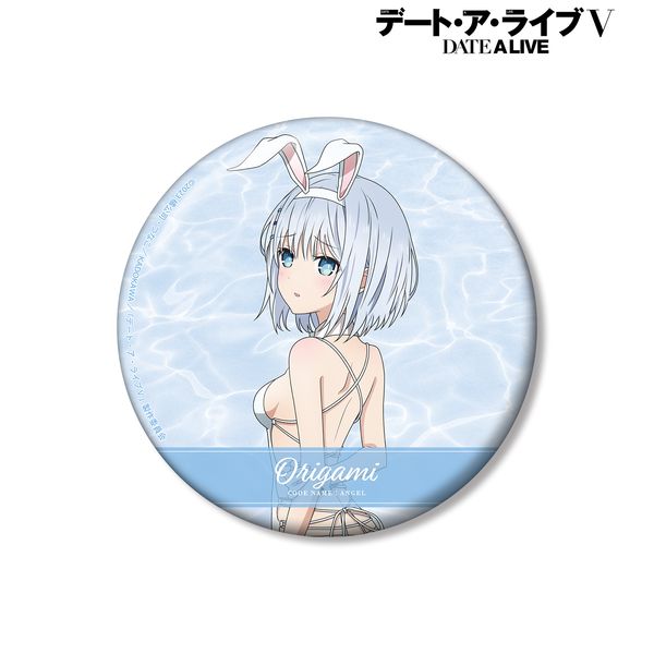 デート・ア・ライブV 描き下ろし 鳶一折紙 水着バニーver. 100mm缶バッジ