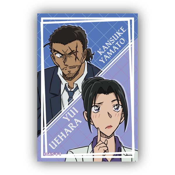 名探偵コナン スクエア型缶バッジVol.3 大和敢助＆上原由衣