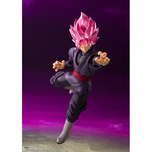 BANDAI SPIRITS S.H.フィギュアーツ ドラゴンボール超 ゴクウブラック-スーパーサイヤ人ロゼ- 約140mm ABS&PVC製 塗装済み可動フィギュア 192794 フィギュア: ドラゴンボール超 S.H.Figuarts ゴクウブラック