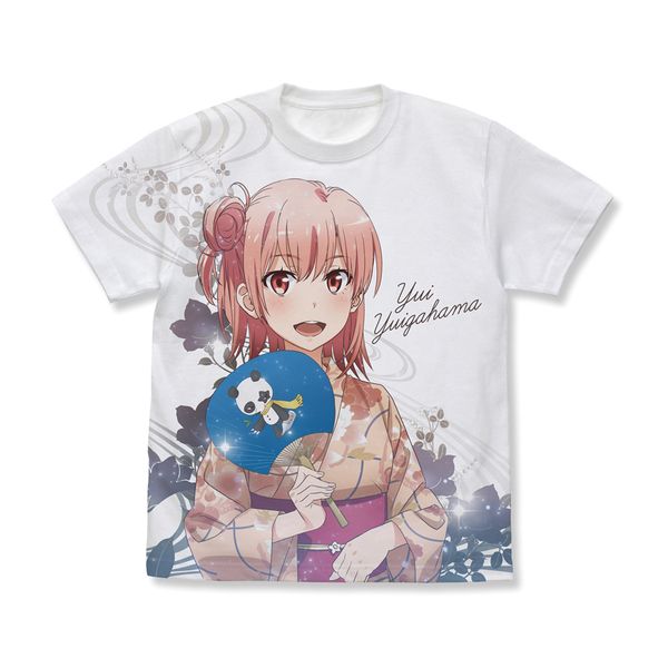 やはり俺の青春ラブコメはまちがっている。完 由比ヶ浜結衣 フルグラフィックTシャツ WHITE XL