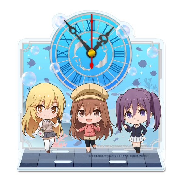 グッズ: とある科学の超電磁砲T ぷちちょこミニアクリル置時計 B