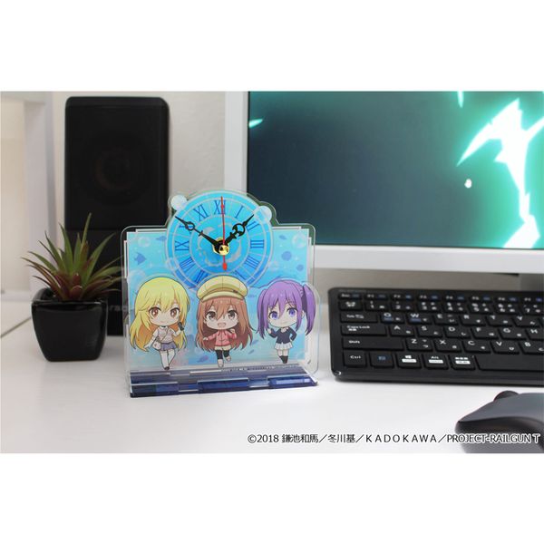 グッズ: とある科学の超電磁砲T ぷちちょこミニアクリル置時計 B