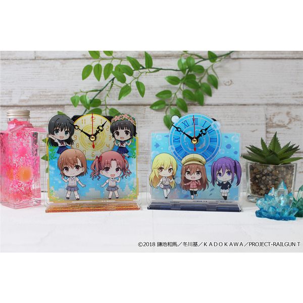 グッズ: とある科学の超電磁砲T ぷちちょこミニアクリル置時計 B