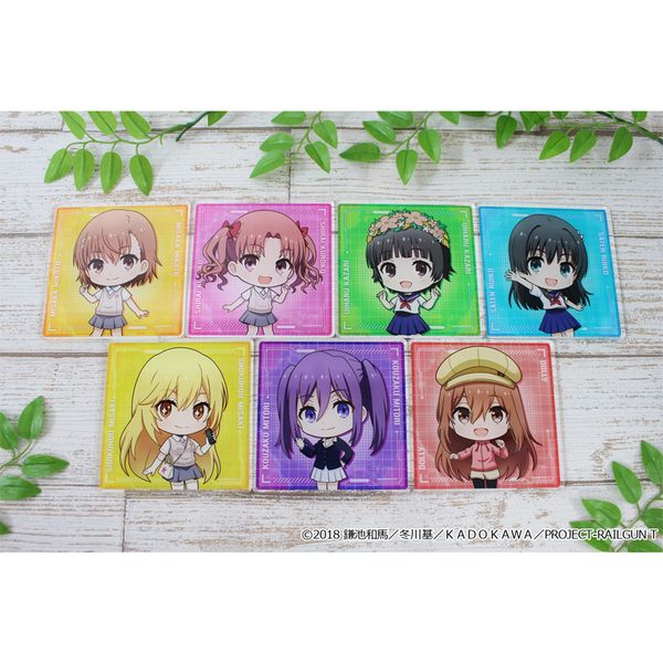 グッズ: とある科学の超電磁砲T ぷちちょこアクリルコースター