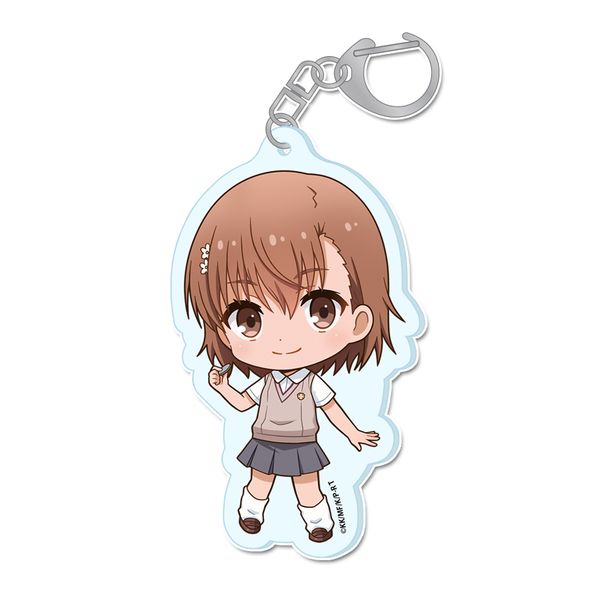 御坂美琴　アクリルキーホルダー　アクキー くじメイト 御坂美琴 アクリルキーホルダー とある科学の超電磁
