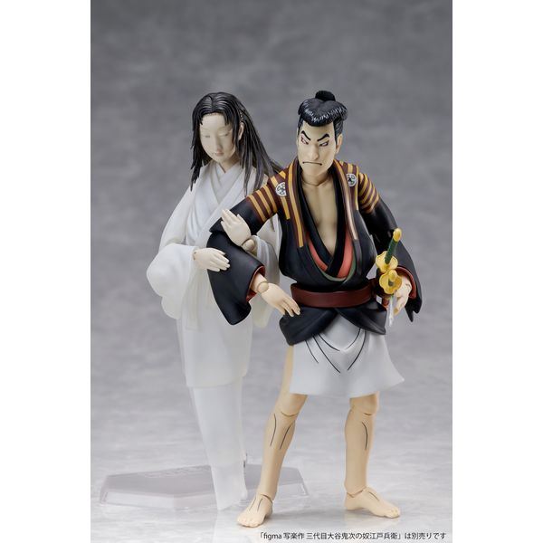 figma テーブル美術館　円山応挙作 幽霊図　フィギュア　浮世絵　日本画 フリーイング、「テーブル美術館」シリーズより可動フィギュア